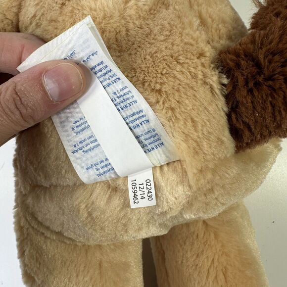 Build A Bear Plush 16" Tan Brown Puppy Dog 2014 BABW Heartbeat Voice READ - Picture 9 of 12